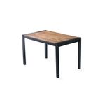 Casa si Gradina - Mobilier - Mese si birouri - Mese bucatarie si dining - Masa de dining, Hanah Home, PAL melaminat, pin atlantic, 120-187x74x75 cm - Infinity.ro