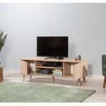 Casa si Gradina - Mobilier - Comode si corpuri - Comode - Comoda tv, Hanah Home, pal melaminat, stejar sonoma, 140x40x50 cm, 863SPH3015 - Infinity.ro