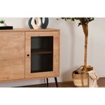 Casa si Gradina - Mobilier - Comode si corpuri - Console - Consola, Hanah Home, panou aglomerat, stejar, 180x41x81 cm - Infinity.ro