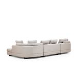Casa si Gradina - Mobilier - Canapele si coltare - Coltare - Coltar, Atelier Del Sofa, lemn fag si pal, gri deschis, 140x385x200 cm - Infinity.ro