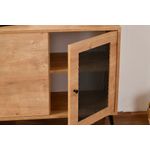 Casa si Gradina - Mobilier - Comode si corpuri - Console - Consola, Hanah Home, panou aglomerat, stejar, 180x41x81 cm - Infinity.ro