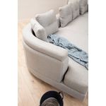 Casa si Gradina - Mobilier - Canapele si coltare - Coltare - Coltar, Atelier Del Sofa, lemn fag si pal, gri deschis, 140x385x200 cm - Infinity.ro