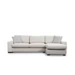 Casa si Gradina - Mobilier - Canapele si coltare - Coltare - Coltar, Hanah Home, lemn de fag si pal, alb, 270x194x95 cm - Infinity.ro