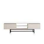 Casa si Gradina - Mobilier - Comode si corpuri - Console - Comoda tv, Hanah Home, pal melaminat, alb, 180x40x50 cm - Infinity.ro