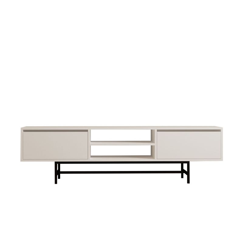 Casa si Gradina - Mobilier - Comode si corpuri - Comode - Comoda tv, Hanah Home, pal melaminat, alb, 180x40x50 cm - Infinity.ro