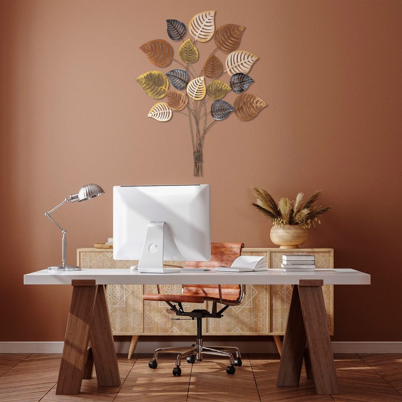 Casa si Gradina - Decoratiuni - Decoratiuni perete - Accesoriu decorativ de perete, Wallxpert, metal, multicolor, 108x83 cm - Infinity.ro
