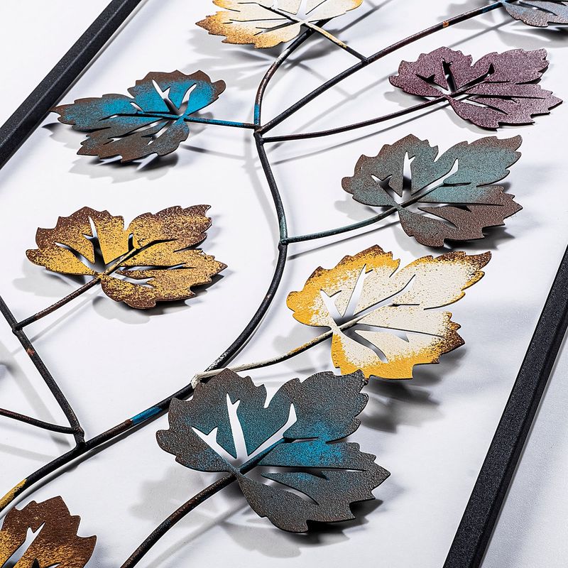 Casa si Gradina - Decoratiuni - Decoratiuni perete - Accesoriu decorativ de perete, Wallxpert, metal, multicolor, 32x90 cm, 930DYU1206 - Infinity.ro