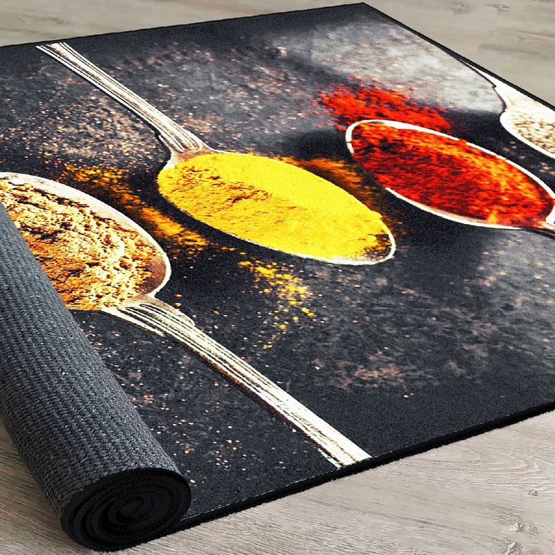 Casa si Gradina - Textile si covoare - Covoare - Covorase intrare - Covoras de hol, Conceptum Hypnose, multicolor, 80x150 cm, catifea, antiderapant, 599HFT4741 - Infinity.ro