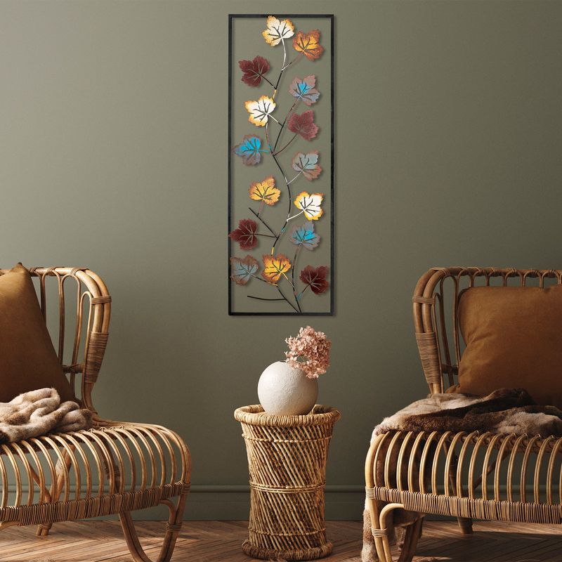 Casa si Gradina - Decoratiuni - Decoratiuni perete - Accesoriu decorativ de perete, Wallxpert, metal, multicolor, 32x90 cm, 930DYU1206 - Infinity.ro
