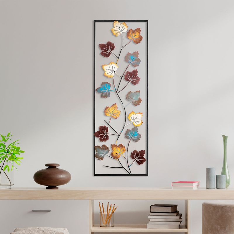 Casa si Gradina - Decoratiuni - Decoratiuni perete - Accesoriu decorativ de perete, Wallxpert, metal, multicolor, 32x90 cm, 930DYU1206 - Infinity.ro