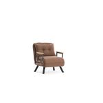 Casa si Gradina - Mobilier - Canapele si coltare - Canapele - Canapea extensibila, Hanah Home, metal, in, maro deschis, 175x60 cm - Infinity.ro