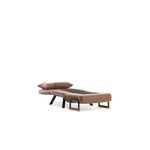 Casa si Gradina - Mobilier - Canapele si coltare - Canapele - Canapea extensibila, Hanah Home, metal, in, maro deschis, 175x60 cm - Infinity.ro