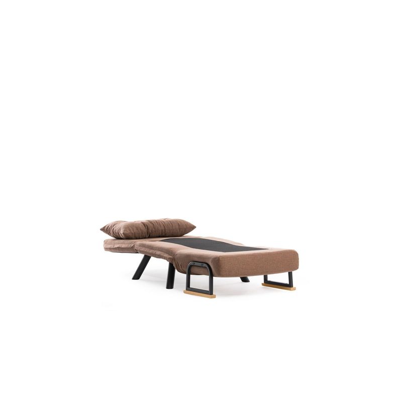Casa si Gradina - Mobilier - Canapele si coltare - Canapele - Canapea extensibila, Hanah Home, metal, in, maro deschis, 175x60 cm - Infinity.ro