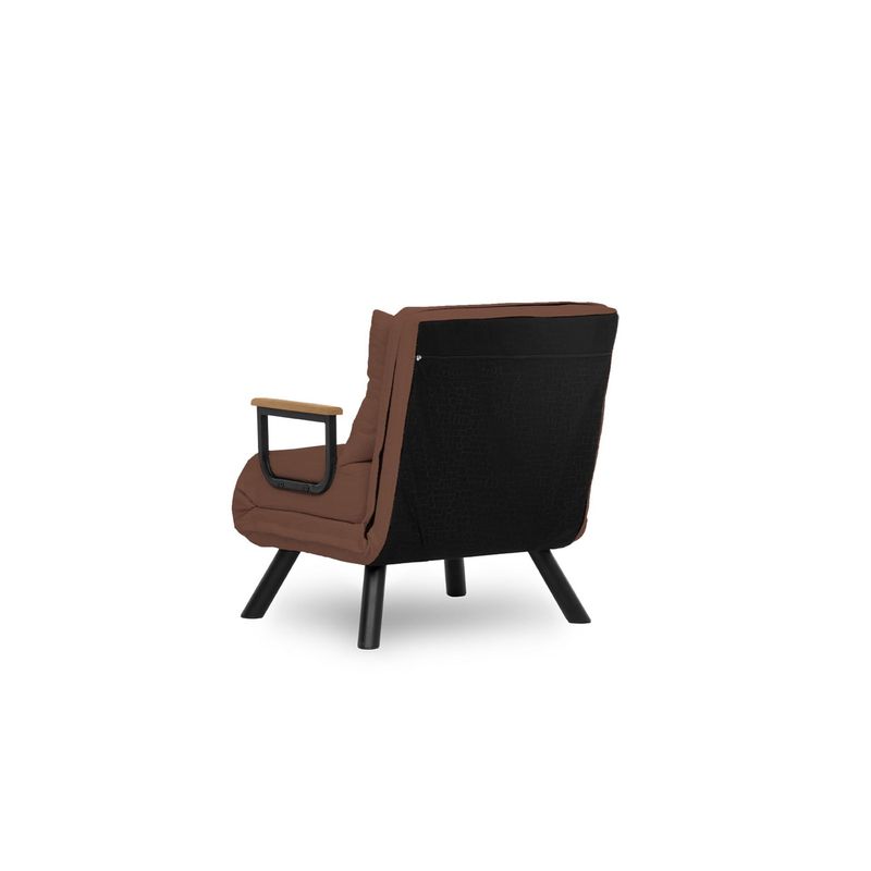 Casa si Gradina - Mobilier - Canapele si coltare - Canapele - Canapea extensibila, Hanah Home, metal, in, maro deschis, 175x60 cm - Infinity.ro
