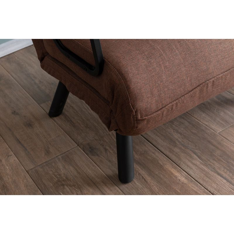 Casa si Gradina - Mobilier - Canapele si coltare - Canapele - Canapea extensibila, Hanah Home, metal, in, maro deschis, 175x60 cm - Infinity.ro
