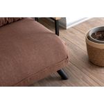 Casa si Gradina - Mobilier - Canapele si coltare - Canapele - Canapea extensibila, Hanah Home, metal, in, maro deschis, 175x60 cm - Infinity.ro