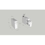 Casa si Gradina - Mobilier - Mobilier baie - Comode baie - Comoda baie, Hanah Home, pal melaminat, alb, 19x55x60 cm - Infinity.ro