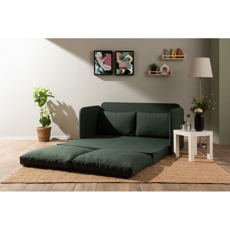 Casa si Gradina - Mobilier - Canapele si coltare - Canapele - Canapea extensibila, Atelier Del Sofa, textil, verde, 148x70x66 cm - Infinity.ro
