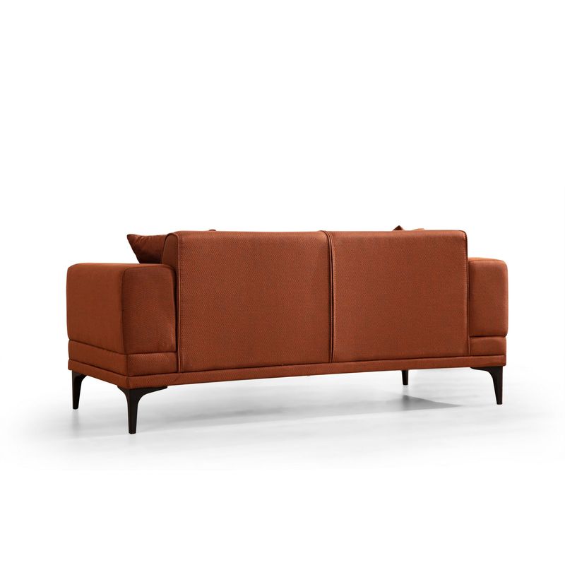 Casa si Gradina - Mobilier - Canapele si coltare - Canapele - Canapea 2 locuri, Atelier Del Sofa, lemn fag si pal, rosu tigla, 170x85x77 cm - Infinity.ro