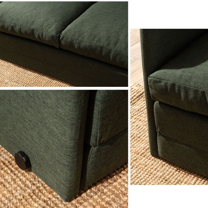 Casa si Gradina - Mobilier - Canapele si coltare - Canapele - Canapea extensibila, Atelier Del Sofa, textil, verde, 148x70x66 cm - Infinity.ro