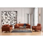 Casa si Gradina - Mobilier - Canapele si coltare - Canapele - Canapea 2 locuri, Atelier Del Sofa, lemn fag si pal, rosu tigla, 170x85x77 cm - Infinity.ro
