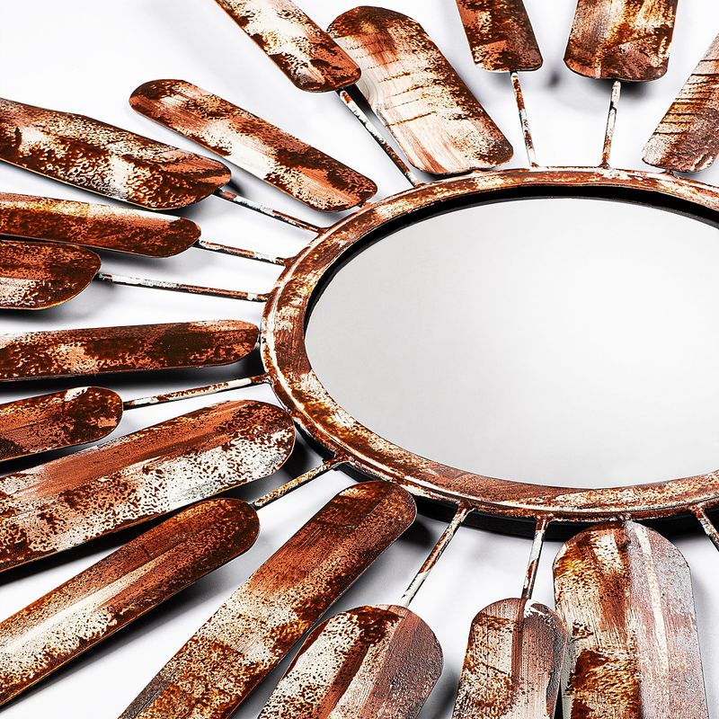 Casa si Gradina - Decoratiuni - Oglinzi - Oglinda decorativa, Wallxpert, metal, multicolor, 75x75x4 cm, 930DYU1514 - Infinity.ro