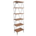 Casa si Gradina - Mobilier - Biblioteci si rafturi - Biblioteci - Biblioteca, Hanah Home, pal melaminat, pin, 48x31x165 cm - Infinity.ro