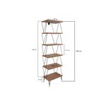 Casa si Gradina - Mobilier - Biblioteci si rafturi - Biblioteci - Biblioteca, Hanah Home, pal melaminat, pin, 48x31x165 cm - Infinity.ro