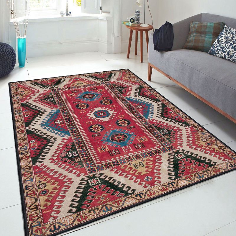 Casa si Gradina - Textile si covoare - Covoare - Covorase intrare - Covoras de hol, Conceptum Hypnose, multicolor, 80x200 cm, catifea, antiderapant, 599HFT1236 - Infinity.ro