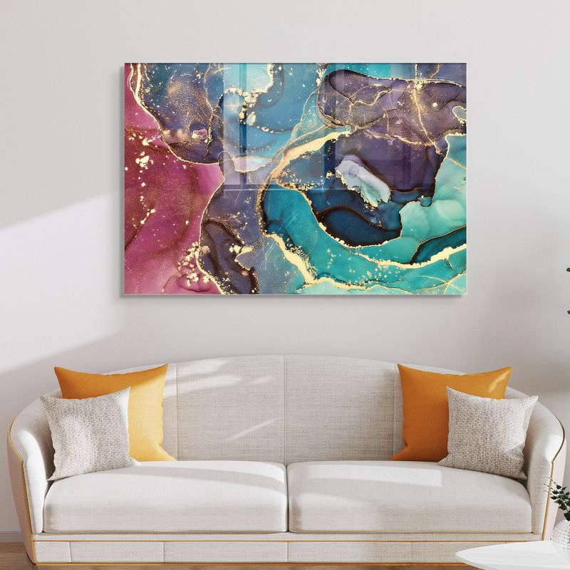 Casa si Gradina - Decoratiuni - Tablouri - Tablou decorativ, Wallxpert, sticla temperata, multicolor, 50x70 cm, 698GLS1419 - Infinity.ro