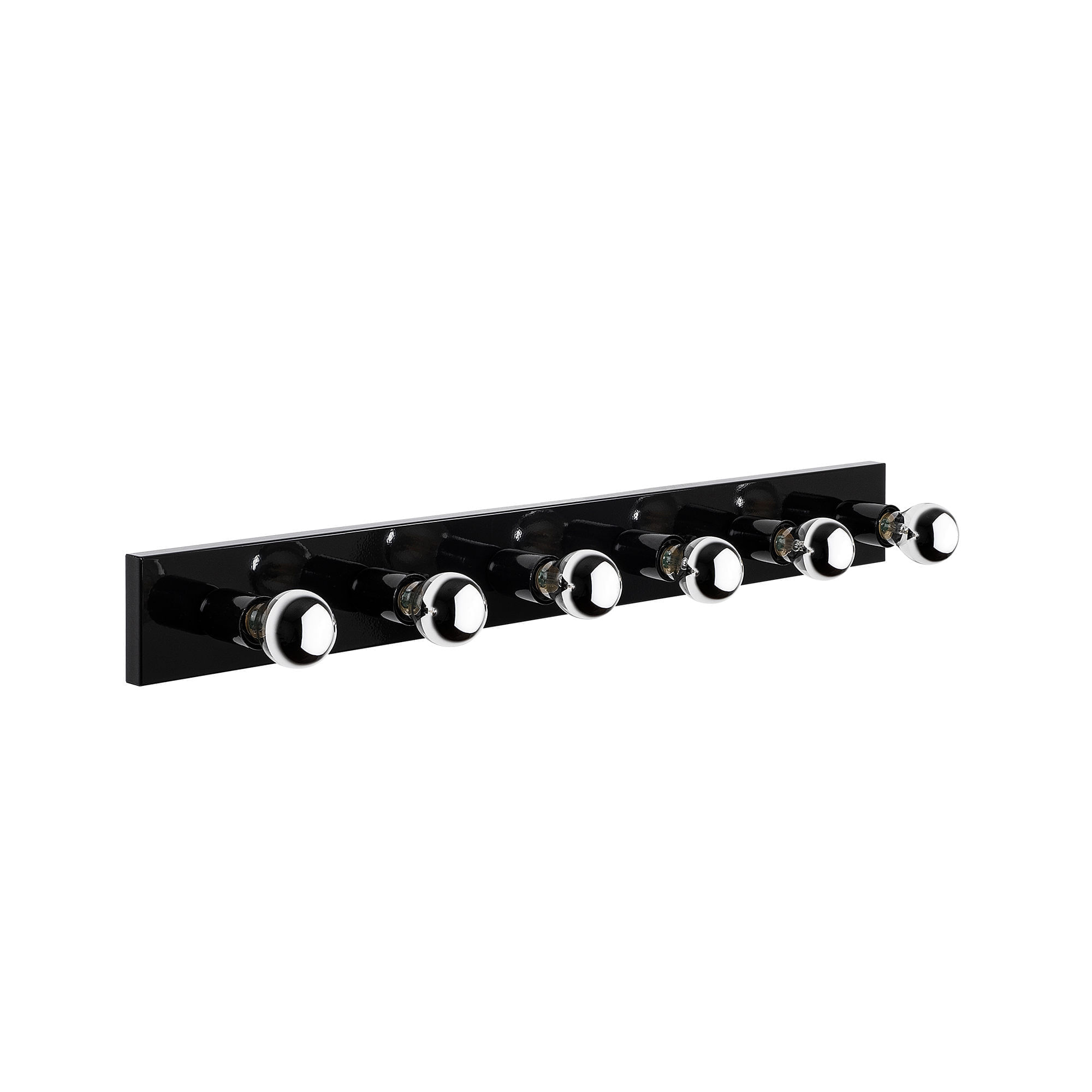 Aplica de perete, Opviq, metal, negru auriu, 10x10x91 cm, 942FLG2184