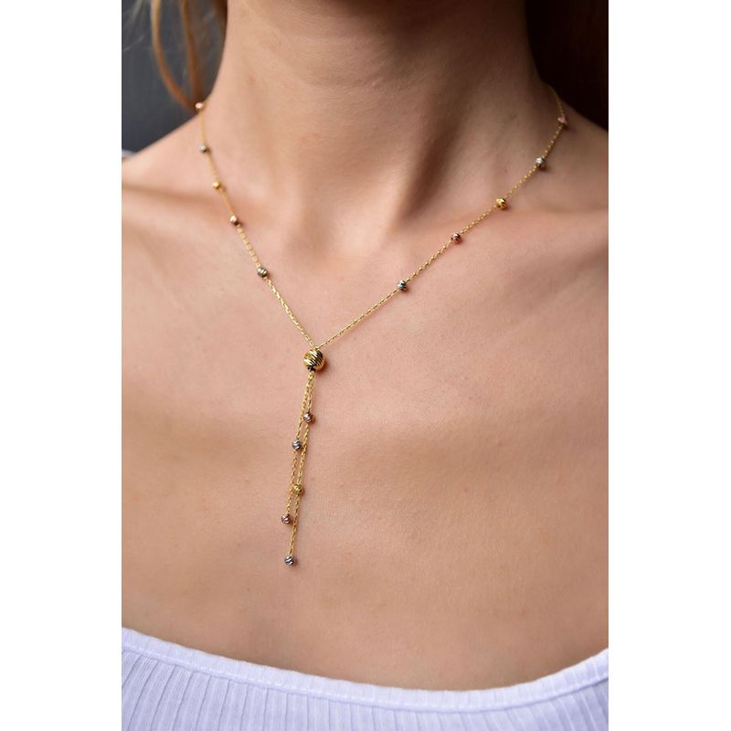 Fashion, accesorii si bijuterii - Femei - Bijuterii femei - Coliere femei - Colier, Heliophilia, argint 925, multicolor, 29 cm - Infinity.ro