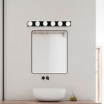 Casa si Gradina - Corpuri si surse de iluminat - Corpuri de iluminat pentru baie - Aplica de perete, Opviq, metal, negru auriu, 10x10x91 cm, 942FLG2184 - Infinity.ro