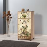 Casa si Gradina - Mobilier - Comode si corpuri - Comode - Comoda, Hanah Home, pal melaminat, stejar sonoma, 60x36x116 cm - Infinity.ro