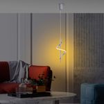 Casa si Gradina - Corpuri si surse de iluminat - Lustre si pendule - Lustra, Opviq, metal, gri, 16x16x50-100 cm - Infinity.ro