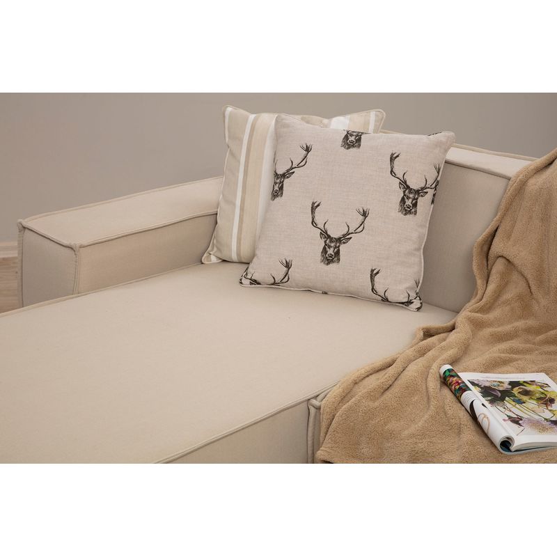 Casa si Gradina - Mobilier - Canapele si coltare - Coltare - Coltar, Hanah Home, material textil, crem, 167x272x100 cm - Infinity.ro