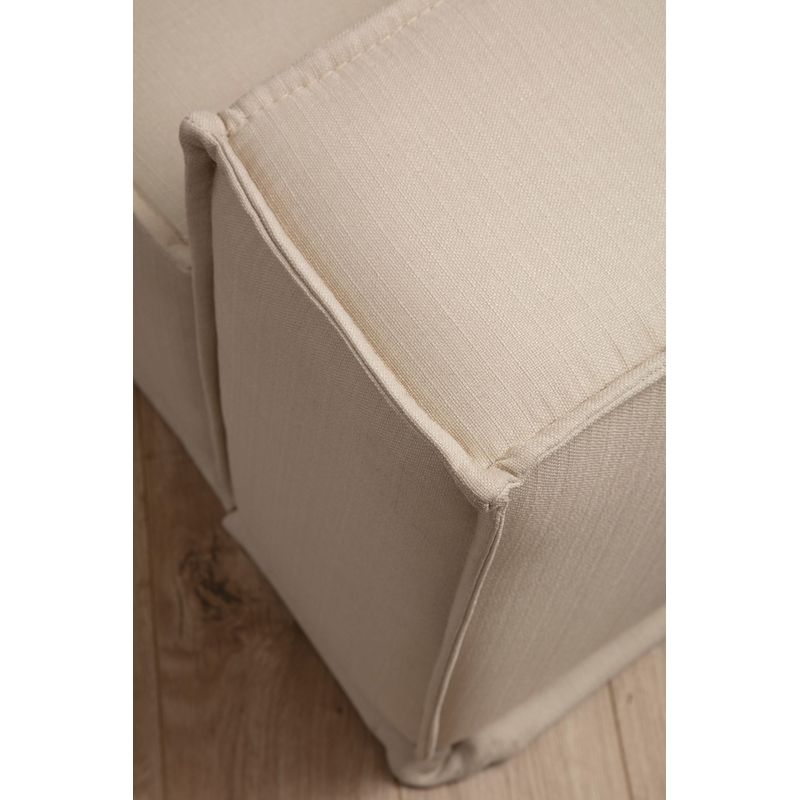 Casa si Gradina - Mobilier - Canapele si coltare - Coltare - Coltar, Hanah Home, material textil, crem, 167x272x100 cm - Infinity.ro