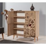 Casa si Gradina - Mobilier - Dulapuri si sifoniere - Dulapuri - Dulap multifunctional, Hanah Home, pal melaminat, stejar sonoma, 95x36x111 cm, 863SPH3952 - Infinity.ro