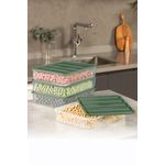 Casa si Gradina - Bucatarie si vesela - Organizare si depozitare bucatarie - Cutii alimentare - Set cutii alimentare, Hermia, plastic, verde, 23x29,5x6,5 cm, 4 bucati - Infinity.ro