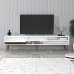 Casa si Gradina - Mobilier - Seturi de mobilier - Seturi living - Set mobilier living, Hanah Home, pal melaminat, alb - Infinity.ro