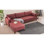 Casa si Gradina - Mobilier - Canapele si coltare - Coltare - Coltar, Atelier Del Sofa, lemn si mdf, rosu bordo, 275x165x85 cm - Infinity.ro