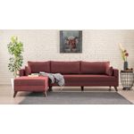 Casa si Gradina - Mobilier - Canapele si coltare - Coltare - Coltar, Atelier Del Sofa, lemn si mdf, rosu bordo, 275x165x85 cm - Infinity.ro