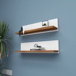 Casa si Gradina - Mobilier - Biblioteci si rafturi - Rafturi - Raft de perete, Hanah Home, pal melaminat, alb, 60x15x13 cm - Infinity.ro