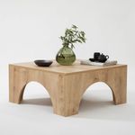 Casa si Gradina - Mobilier - Mese si birouri - Masute de cafea - Masuta de cafea, Hanah Home, pal melaminat, stejar, 80x80x37 cm - Infinity.ro