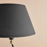 Casa si Gradina - Corpuri si surse de iluminat - Veioze si lampi - Lampadare - Lampadar, Opviq, metal, antracit si negru, 38x150 cm - Infinity.ro