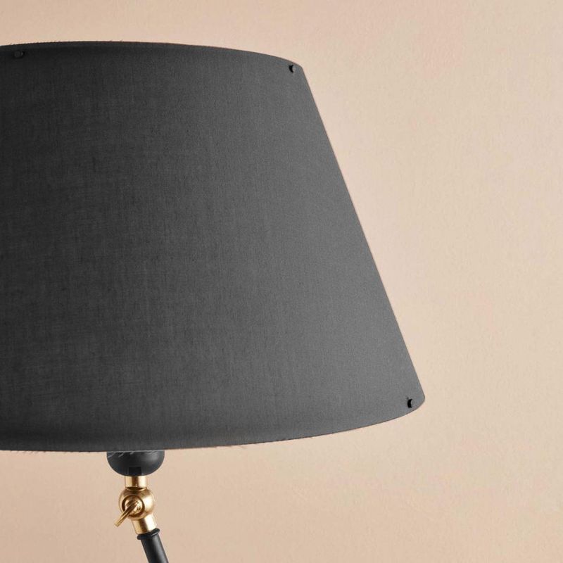 Casa si Gradina - Corpuri si surse de iluminat - Veioze si lampi - Lampadare - Lampadar, Opviq, metal, antracit si negru, 38x150 cm - Infinity.ro