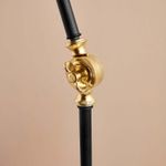 Casa si Gradina - Corpuri si surse de iluminat - Veioze si lampi - Lampadare - Lampadar, Opviq, metal, antracit si negru, 38x150 cm - Infinity.ro