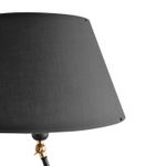 Casa si Gradina - Corpuri si surse de iluminat - Veioze si lampi - Lampadare - Lampadar, Opviq, metal, antracit si negru, 38x150 cm - Infinity.ro