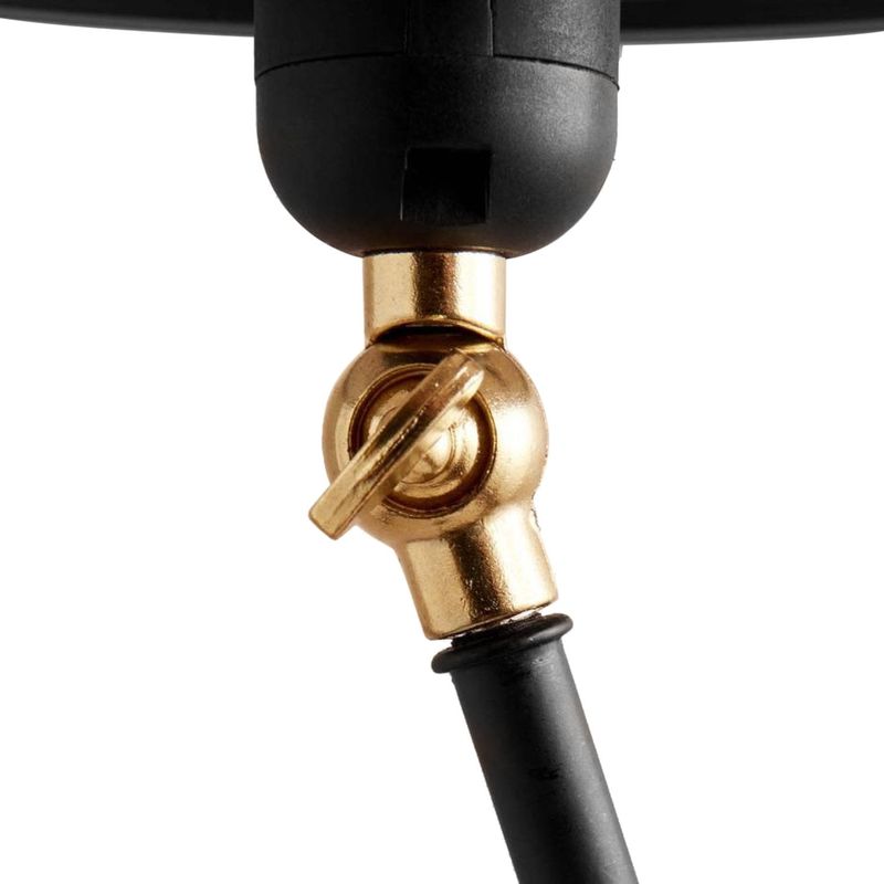 Casa si Gradina - Corpuri si surse de iluminat - Veioze si lampi - Lampadare - Lampadar, Opviq, metal, antracit si negru, 38x150 cm - Infinity.ro