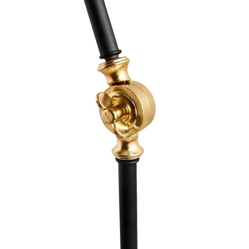 Casa si Gradina - Corpuri si surse de iluminat - Veioze si lampi - Lampadare - Lampadar, Opviq, metal, antracit si negru, 38x150 cm - Infinity.ro